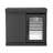 SERA Black Stainless Steel Outdoor Refrigerator Combination Cabinet with Black Granite Countertop, Storage Door, Wheels, 2.4 Cu. Ft. Capacity-125340031