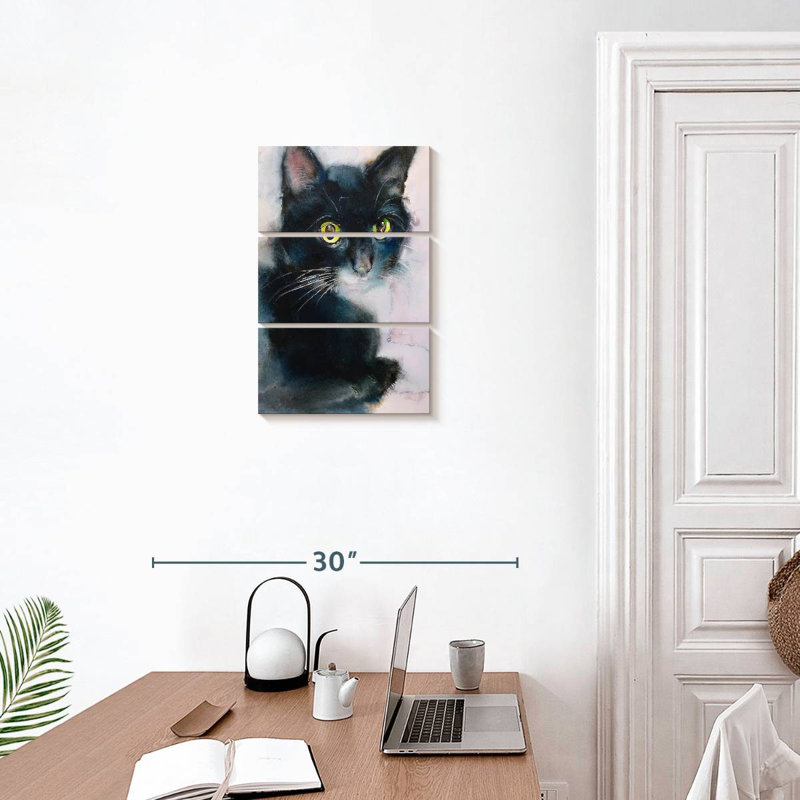 Brampt Tuxedo Cat, 65" H x 42" W