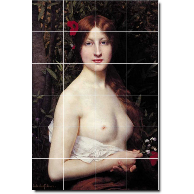 Carreau de céramique 48 po x 72 po 12 po x 12 po, Nu 05275