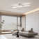 3 - Light 33.86" Dimmable LED  Flush Mount