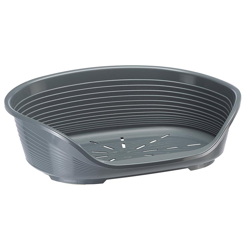 Zyaire Oval Pet Bed, 33.5cm H x 111cm W x 80.5cm D, Grey