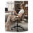 Light Luxury Style Suede Adjustable Office Chair