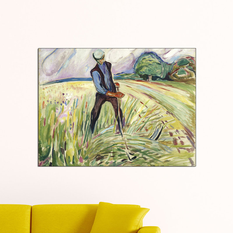 Edvard Munch - Wrapped Canvas Painting, 90cm H x 120cm W x 1.8cm D