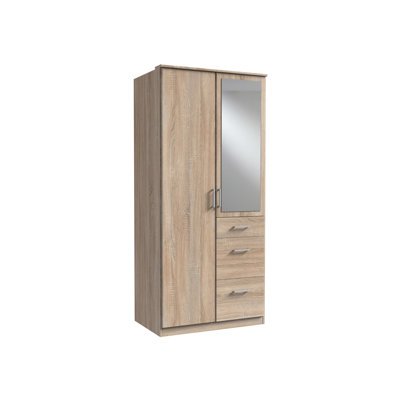Arnbiorn 2 Door Holzwerkstoff Wardrobe