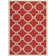 Arneshia Geometric Red/Bone Area Rug