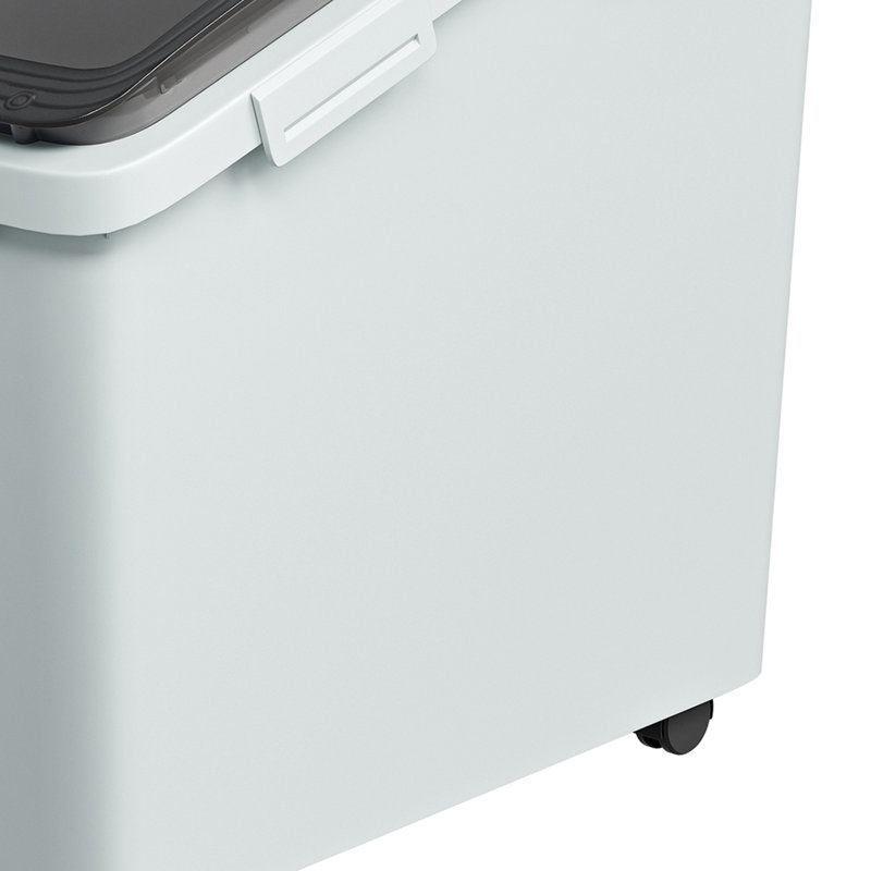 Très grand contenant de rangement pour animaux 11,4 gallons avec couvercle transparent
