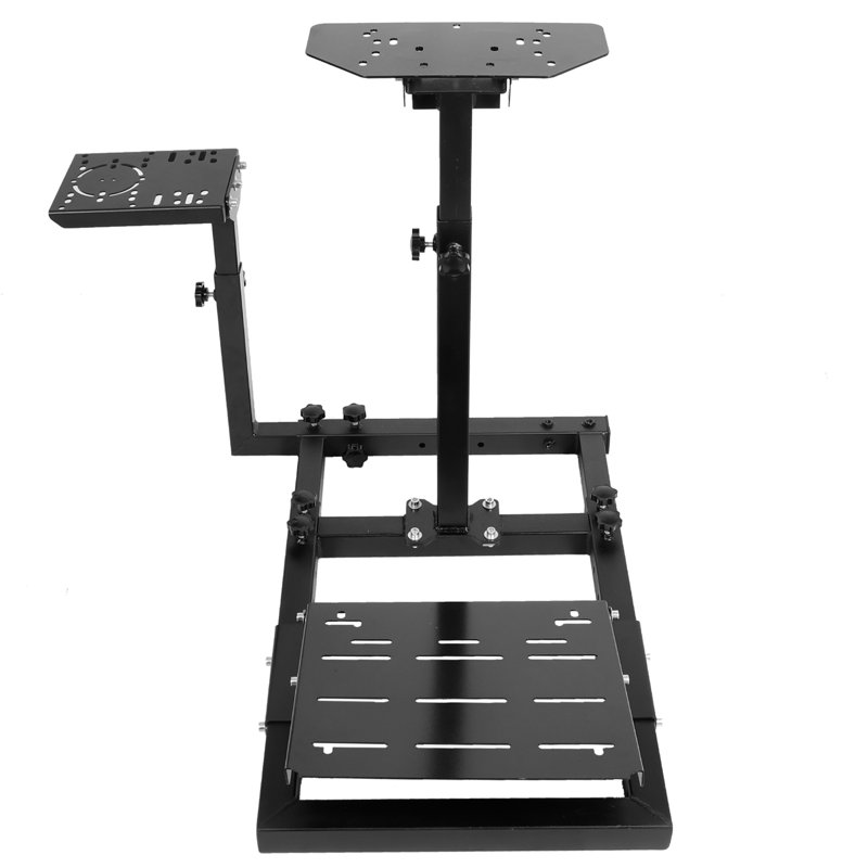 Racing Simulator Stand Multifunctional Shift Lever Platform, No Steering Wheel Pedal Shifter Seat