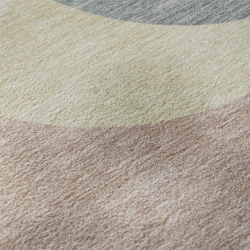 Premium Machine Washable Mayfield  swirls Rug, 1'8" x 2'6", Beige