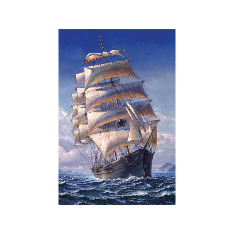 Sailing The Wr Grace by John Stephens - Wrapped Canvas Print, 66.04 cm H x 45.72 cm W x 3.175 cm D