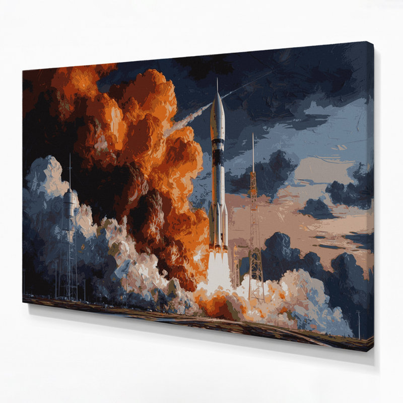 Art mural sur toile Sci Fi, H 24 po x l 36 po