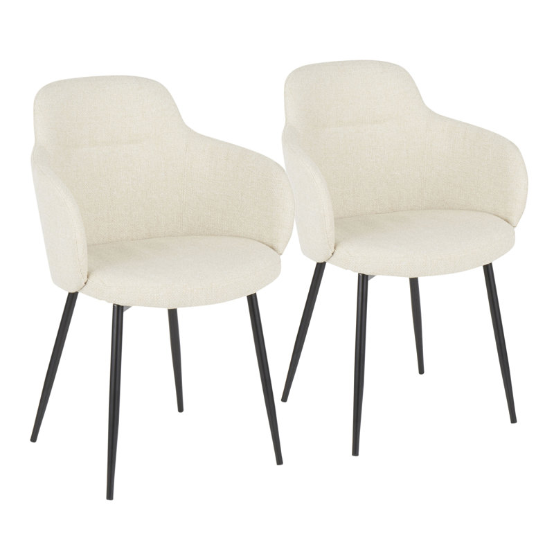 Boyne 19'' H Upholstered Armchair, Cream