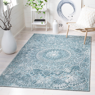 Stephnie Hand Tufted Performance Geometric Rug