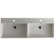 WS Bath Collections Unlimited 17.7'' White Ceramic Rectangular Bathroom Sink with Overflow