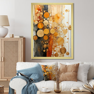 «Gold Grey Rustic Reflections II - Abstract Collages», reproduction sur toile