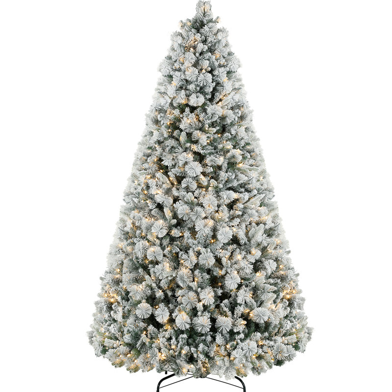 9 Ft Artificial Christmas Tree With 750 Clear Lights For Home /Office /Holiday