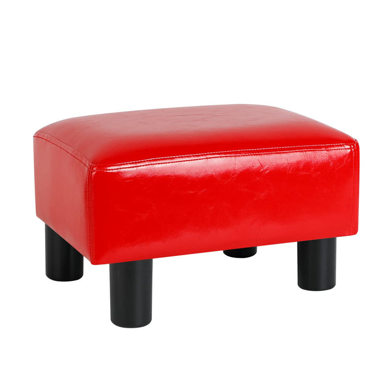 Repose-pieds Drida, Similicuir rouge