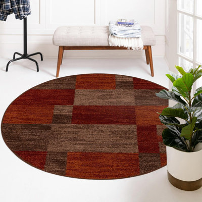 Tapis brun foncé Alair