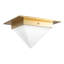 Mineral 8-in Brass Flush Mount-742885805-742885804