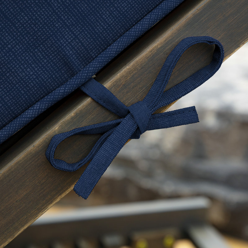 Coussin de chaise longue d'extérieur ARDEN, Bleu saphir Leala