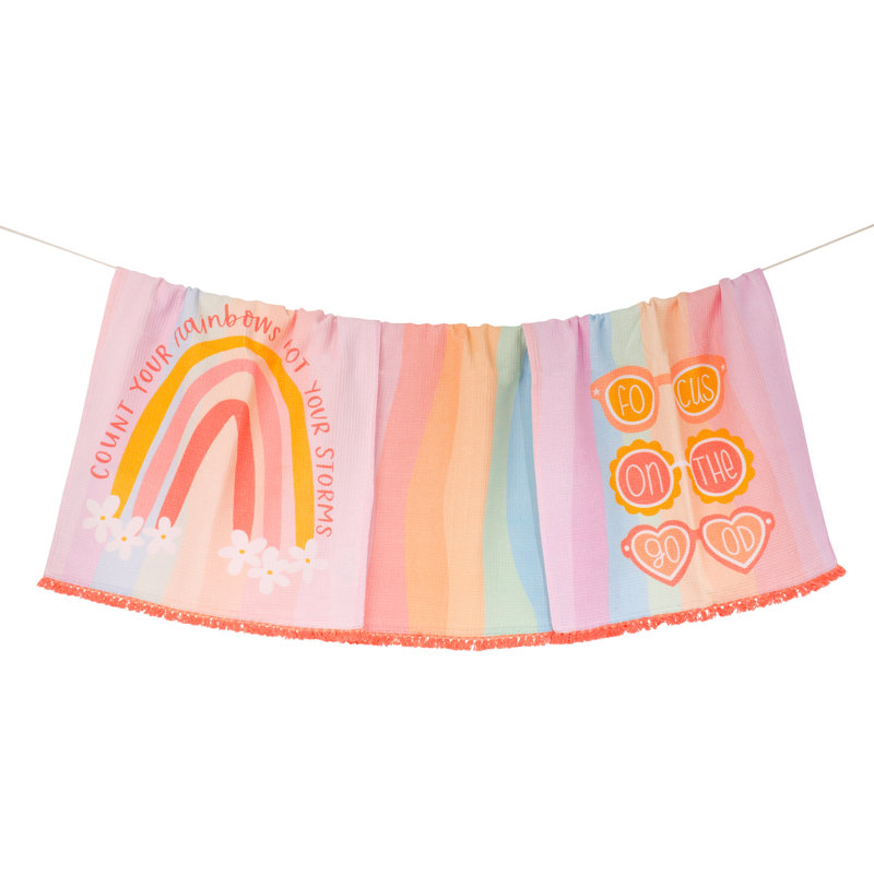 Count Your Rainbows Kitchen Towel Set