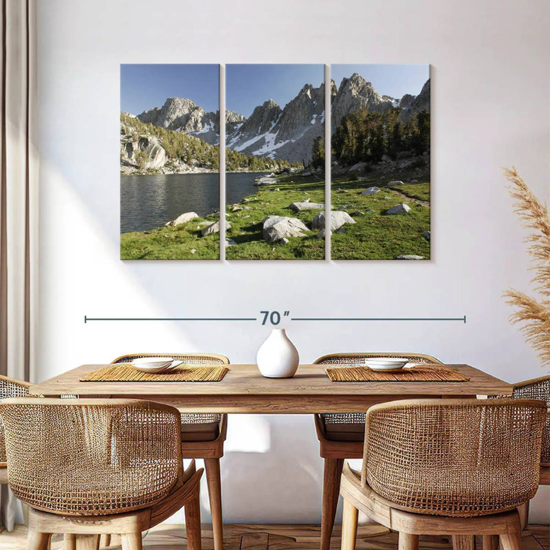 Alvord Alpine Lake In Sierra Nevada, 36" H x 57" W
