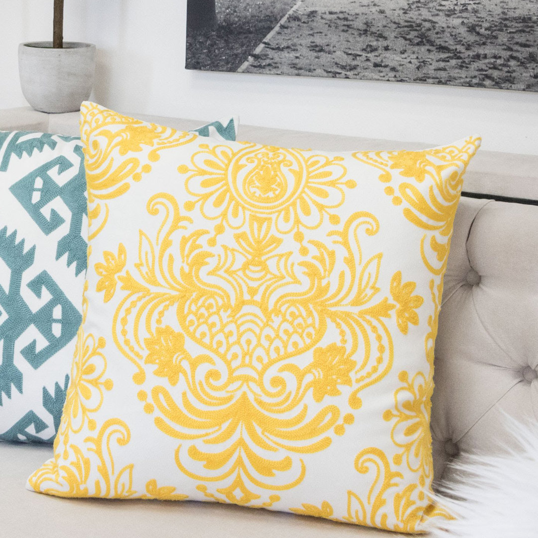  Indoor/Outdoor Cotton Throw Pillow (Set of 2) Homey Cozy 