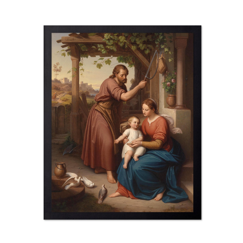 Sainte Famille, Sans cadre, Affiche, H 08 po x l 10 po