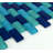 Swimming Pool Series 1" x 2" Straight Edge Glass Mosaic Tile-37230648