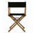 18" Folding Director Chair-19623320-19623325