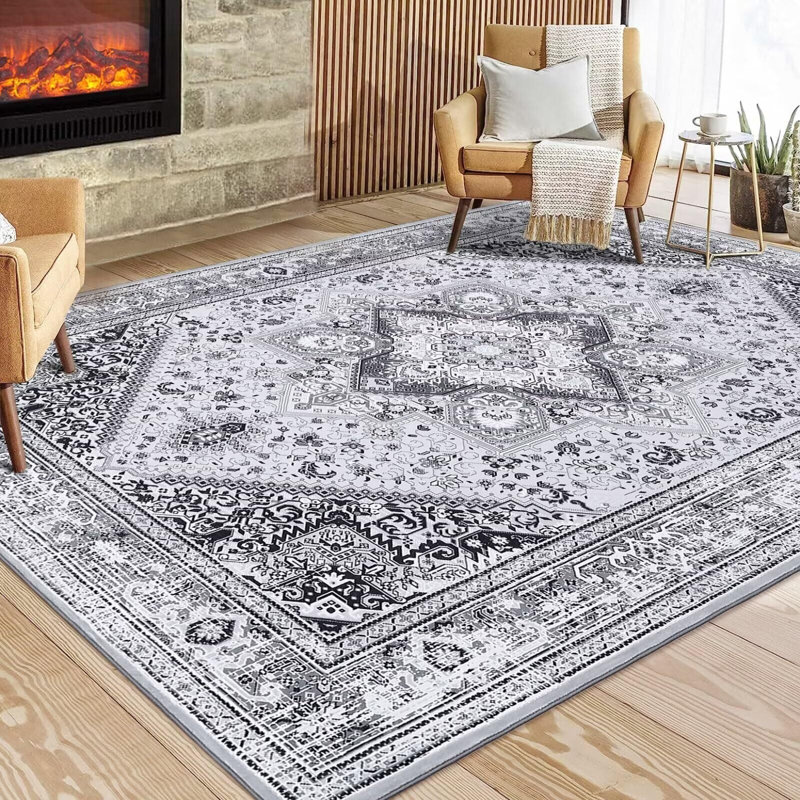Tapis grand salon lavable à la machine