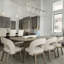 Margot Dining Chair Flanders Flax Performance Fabric