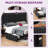 Kind Size Velvet Upholstered Bed Frame With 4 Rolling Drawers And Power Outlets-507548197