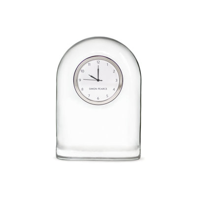 Barre Glass Mechanical Clock