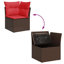 55cm Wide Patio Sofa with Cushions