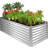 Rosonda Outdoor Metal Raised Planter Box-78598326-127370207