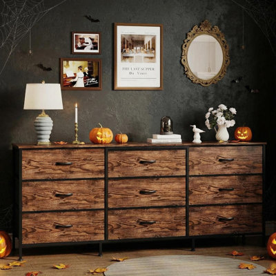 160 cm W Chest of 9 Drawers