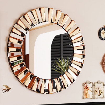 Montz Round Mirror
