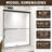 50-54" W x 70" H Framed Shower Door Double Sliding Door with 1/4" (6mm) Clear Tempered Glass, 2 Towel Bars for Walk-in Bathroom, Matte Black Finish Shower Doors, Reversible Installation-98666123