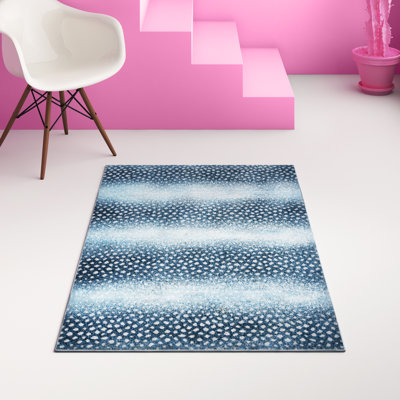 Lindholm Modern Animal Blue/Cream Rug