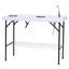 Table pliante de nettoyage de poisson avec évier, table de camping portable avec tuyau de drainage de robinet, grille et trousse de nettoyage de poisson pour pique-nique