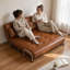 2 Seater Faux Leather Sofa Bed