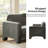 Werts Modern 84" Curved Chenille Sofa-1022560216