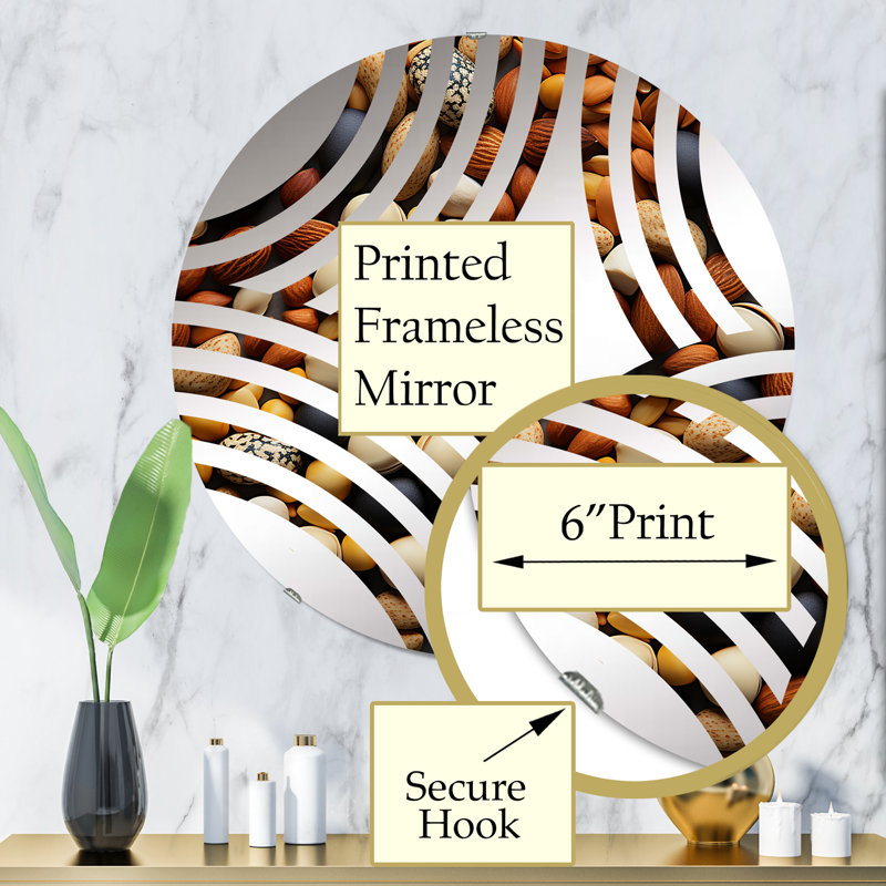 Garrin Circle Mirror, 31.4" x 31.4"