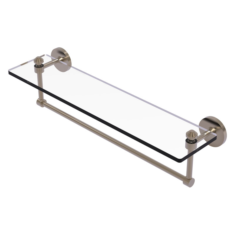 Southbeach with Towel Bar, Antique Pewter, 5" H x 22" W x 5" D