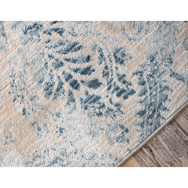 Tapis oriental beige Iyanna, Rond 6 pi