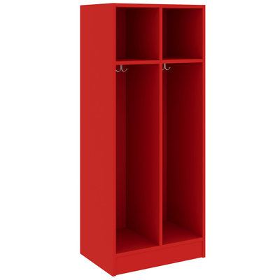 Double Wide Two Compartment Classroom Cabinet Locker