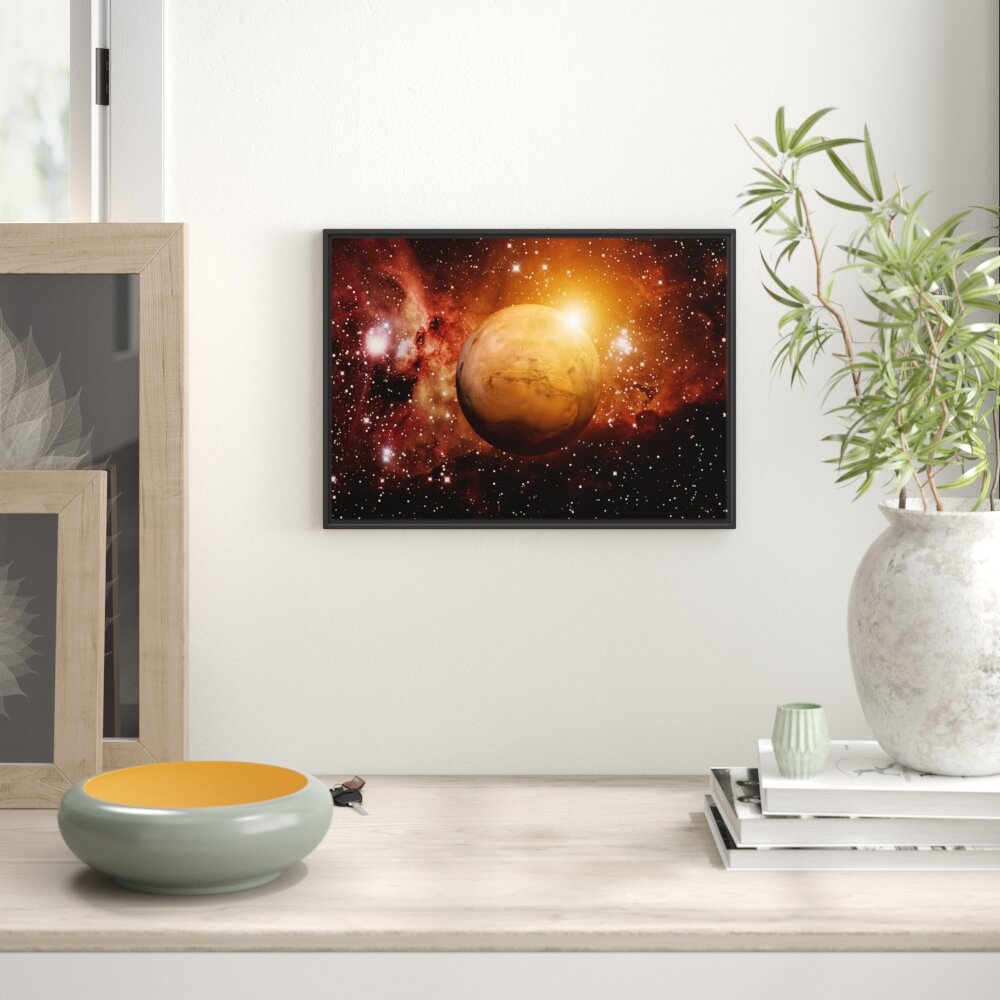 Gerahmtes Wandbild Planet MarsUniversum