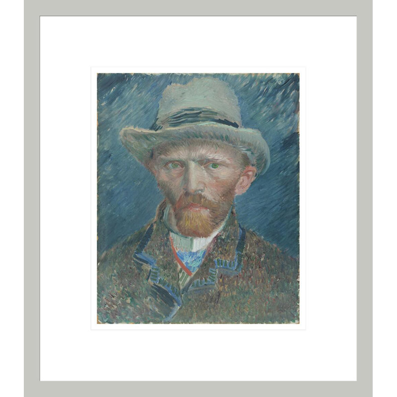 Autoportrait par Vincent van Gogh, impression giclée sur cadre, 15,66 po H x 13,75 po L