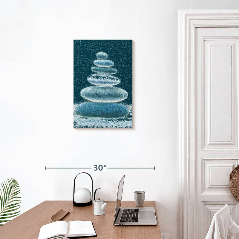 Alvord Winter Stone Stack, 24" H x 16" W