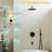 3-Function Pressure Balance Shower System With 10" Stainless Steel Rain Shower Head, Handheld Shower & Tub Spout, Cupc Certified
